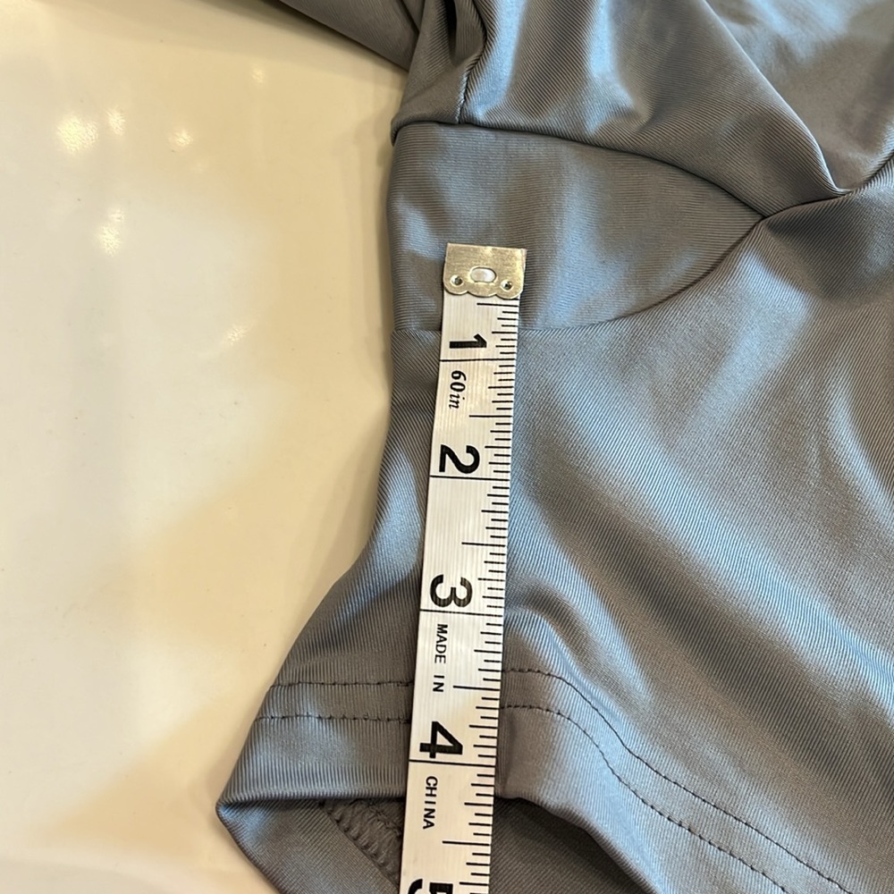 NWT 2 Bike Shorts. Grey & Black. Lots of Spandex. So Sporty & Bold Spirit - Picture 14 of 16